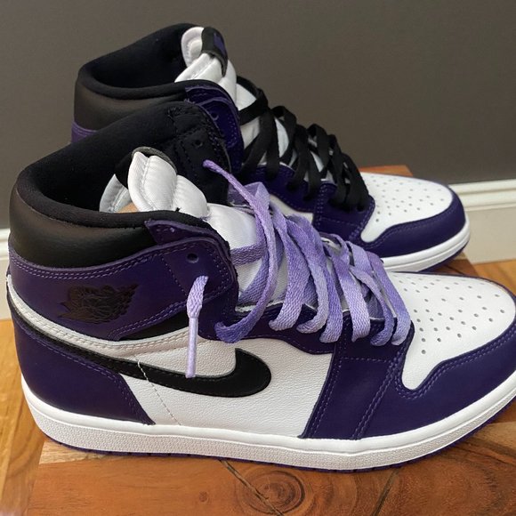 AIR JORDAN Nike Men\'s 1 Retro High OG Court Purple Size 8.5 main image 11